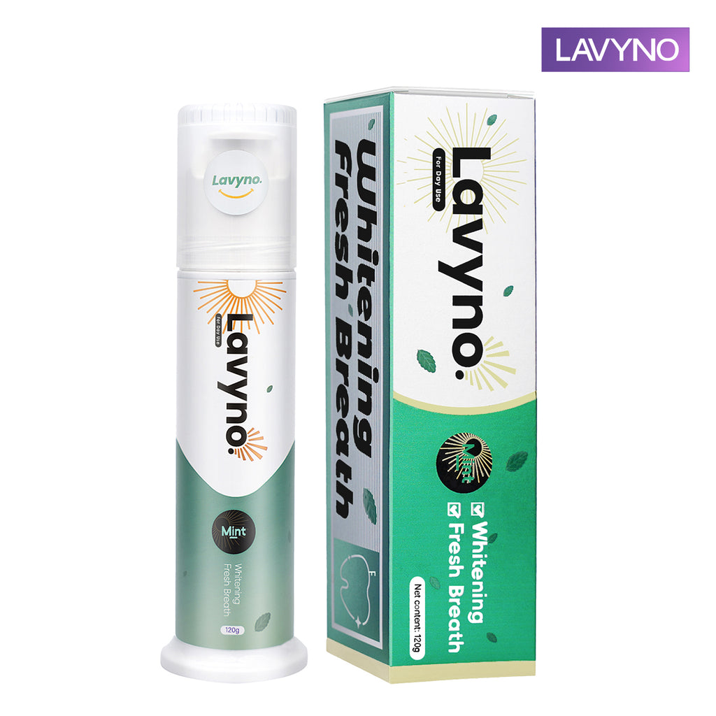 Lavyno Lavender Toothpaste, Relieves Sensitivity, Repairs Gums, Strengthens Enamel, Reduces Gum Inflammation, Free of Fluoride, Oral Health – 120g Elegant Hard-Shell Cylindrical Tube (Moisture-Proof)