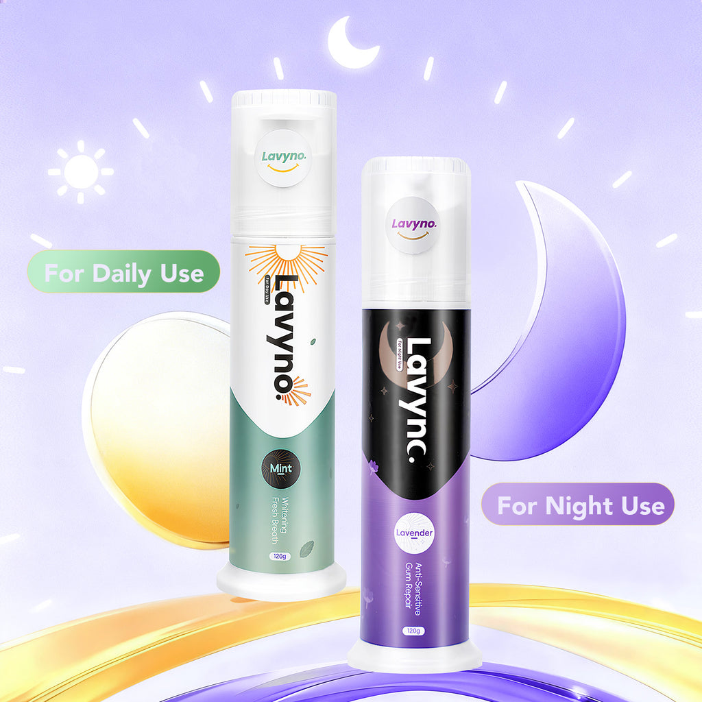 Lavyno Mint Toothpaste, Freshens Breath,Teeth Whitening, Anti plaque, Deep Cleansing, Oral Health – 120g Elegant Hard-Shell Cylindrical Tube (Moisture-Proof)